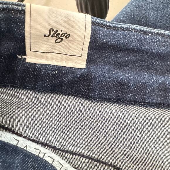 Frank & Eileen Sligo Skinny Jeans Womens Size 4 Dark Wash Denim Ankle Mid Rise - Picture 9 of 13